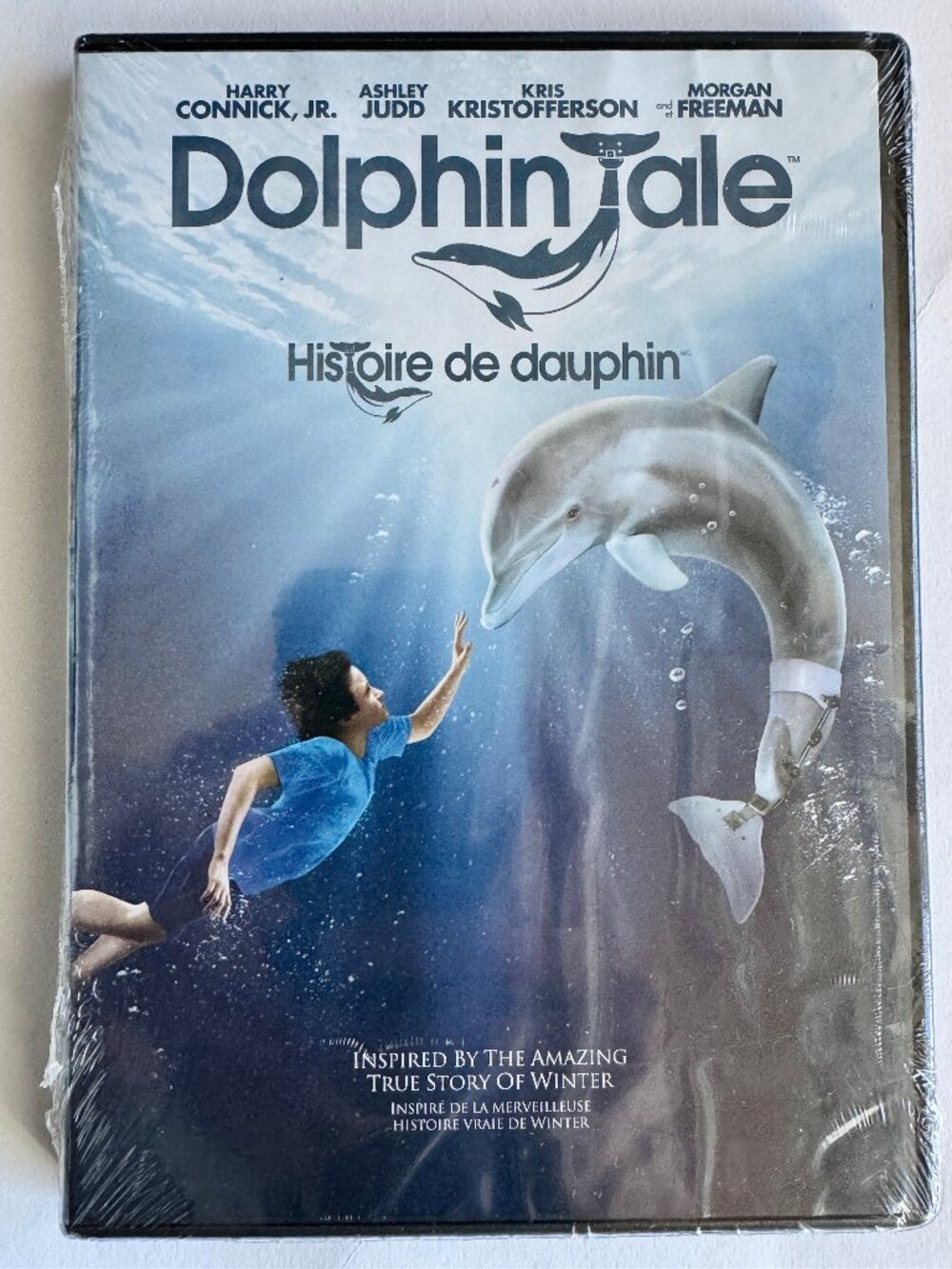 NEW Warner Bros DOLPHIN TALE DVD Winter Rufus Family Movie Historie de dauphin